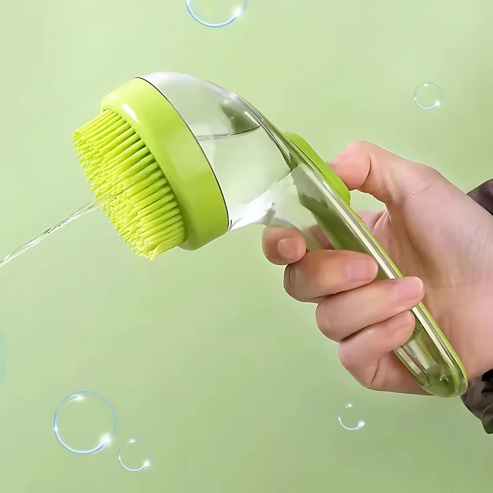 Spazzola da bagno per animali domestici 2 in 1 - BrushyPet