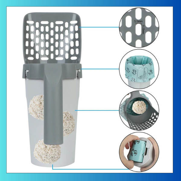 2 in 1 Cat Litter Scoop