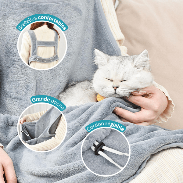 Tablier Anti-Poils Pour Chat - oaura
