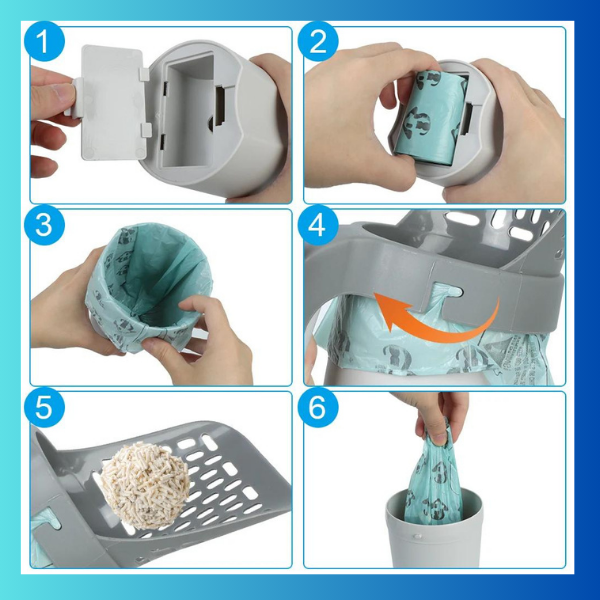 2 in 1 Cat Litter Scoop