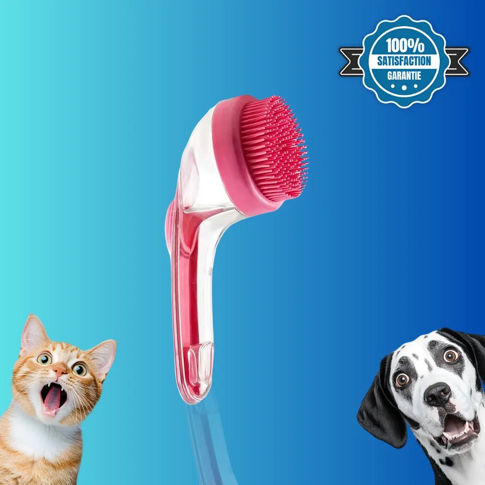 Brosse de bain 2 en 1 pour animaux - BrushyPet - oaura
