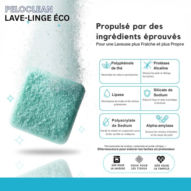 Peloclean Lave-Linge Éco+ de Oaura - oaura