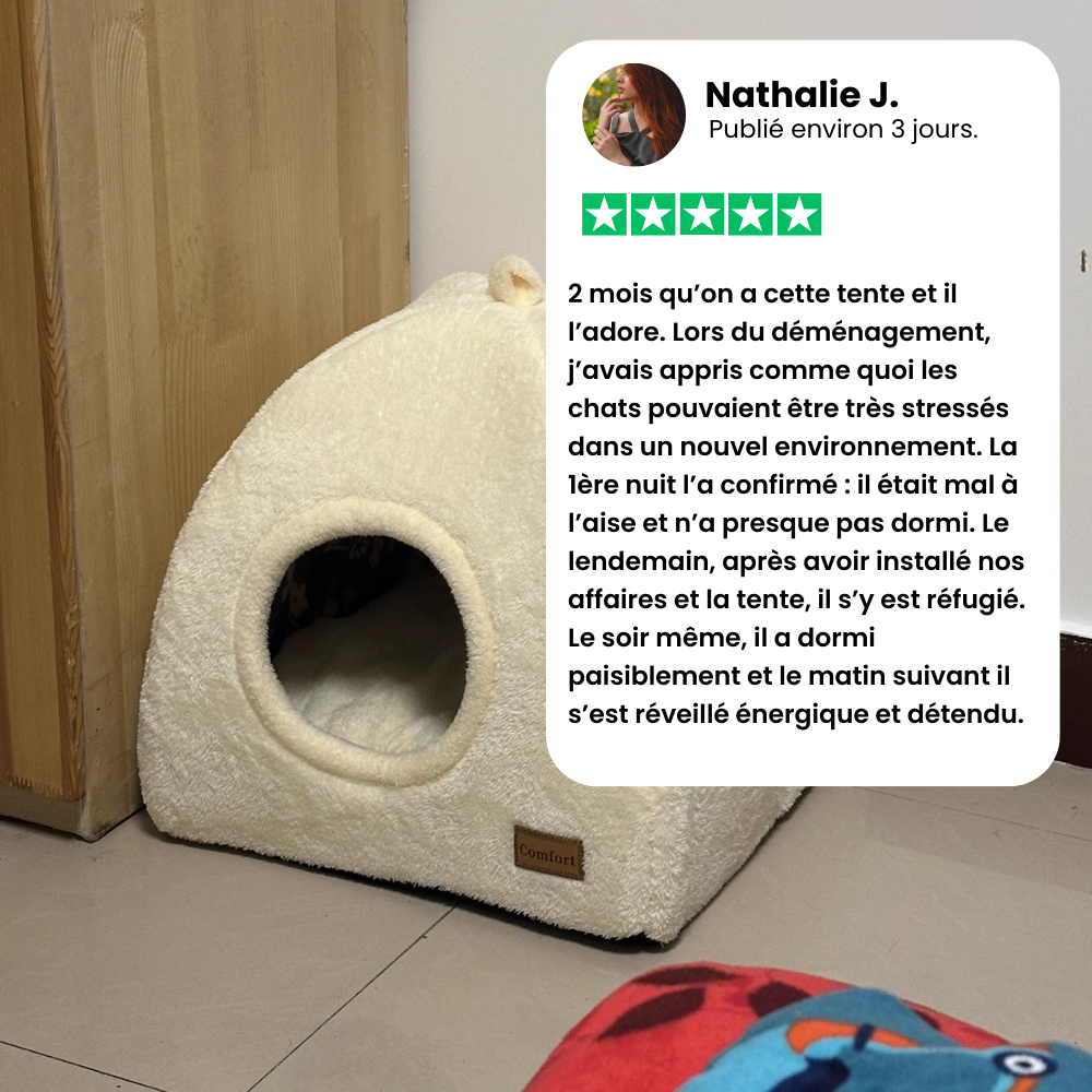 Tente douillette pour chat - CozyDen