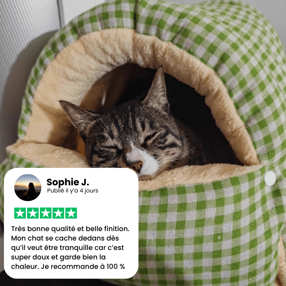 CosyNest - Niche pour Chat Grotte Douillette - oaura