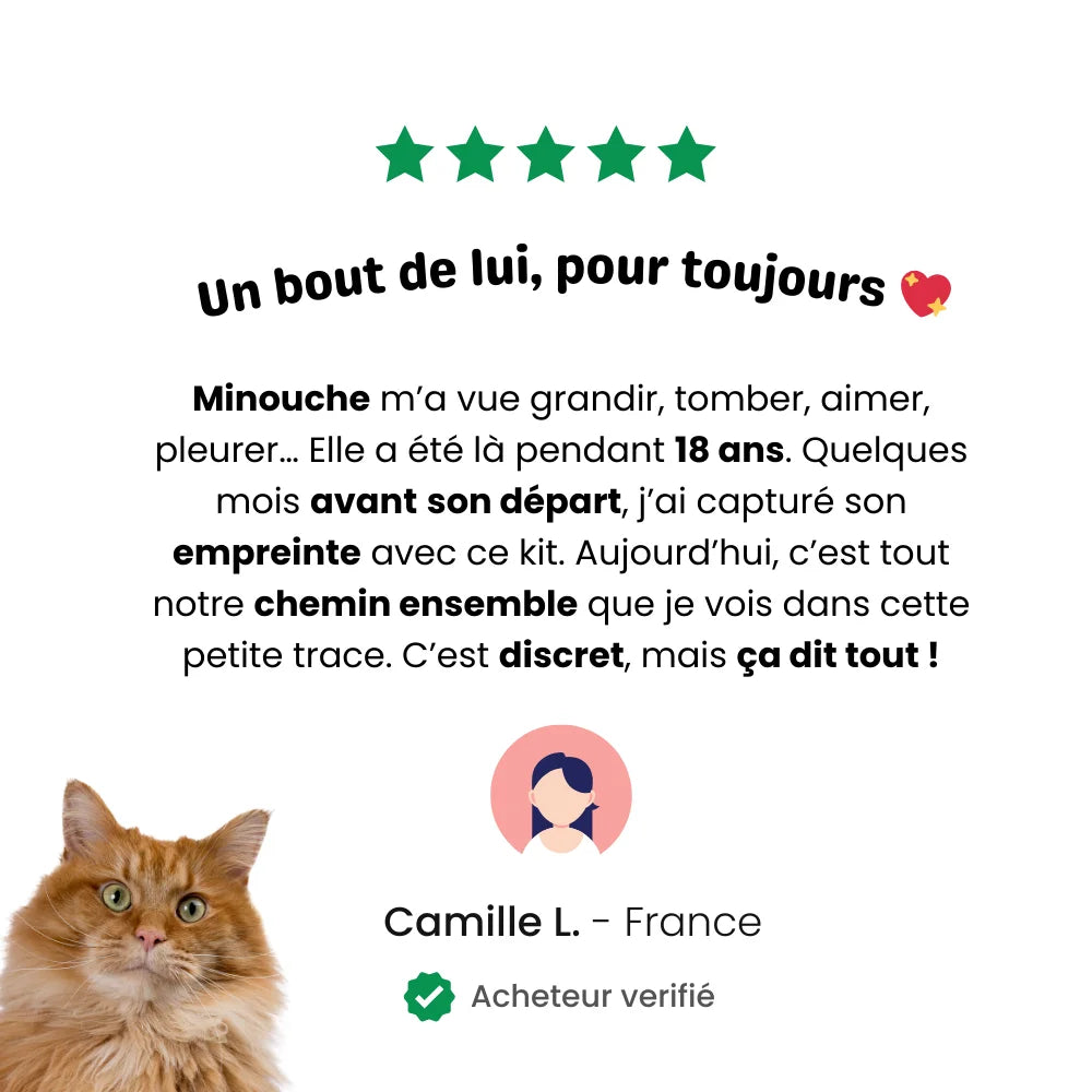 Kit Empreinte Animaux – PawMemory