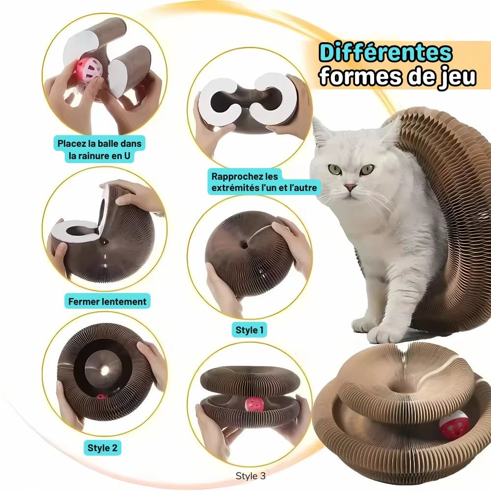 Jouet Planche à Gratter pour Chat - GriffCat - oaura
