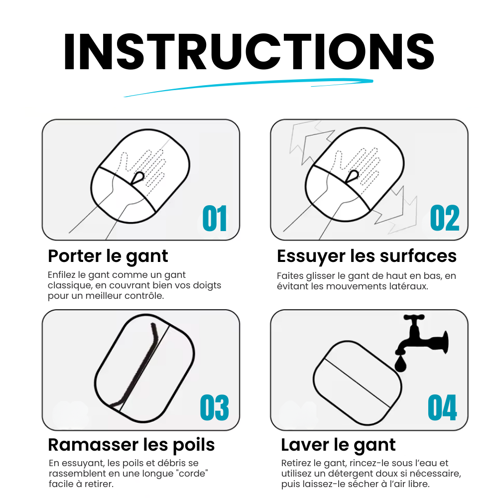 PawsGlove Pet Hair Removal Glove