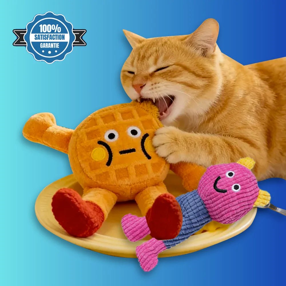 Doudou pour Chat CrinkleCat - Anti-Stress & Soin Dentaire - oaura