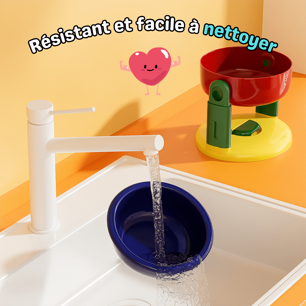 Gamelle pour chat ErgoBowl résistante et facile à nettoyer à l’eau