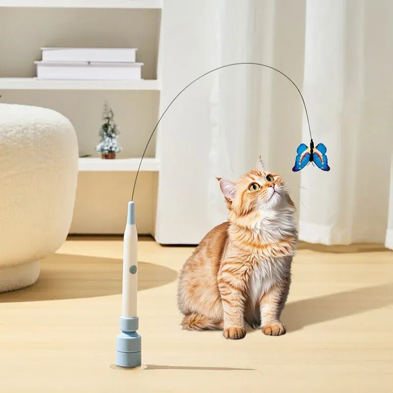 Papillon Interactif Automatique pour Chat – FlutterPlay™ - oaura