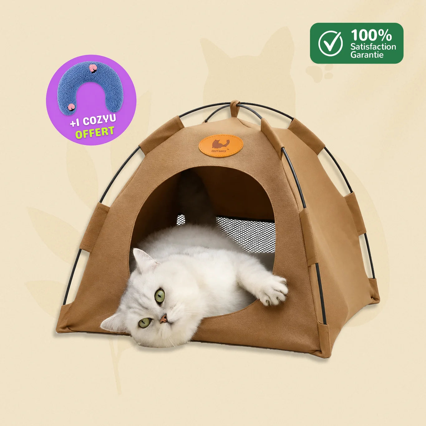 Tente Chat Pliable Anti-Stress - PawTent