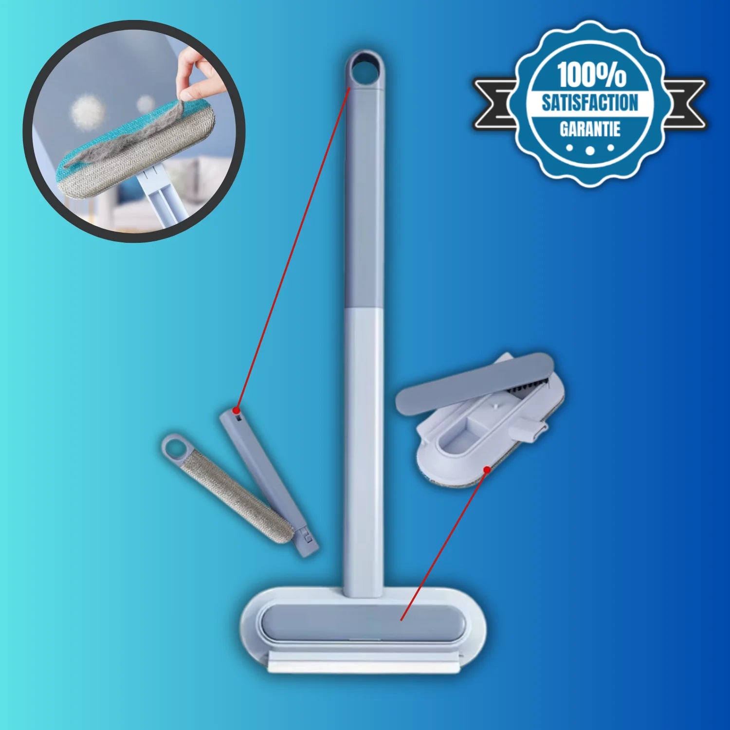 FurSweep - Ramasse Poil Chat 3-en-1 Réutilisable & Lavable - oaura
