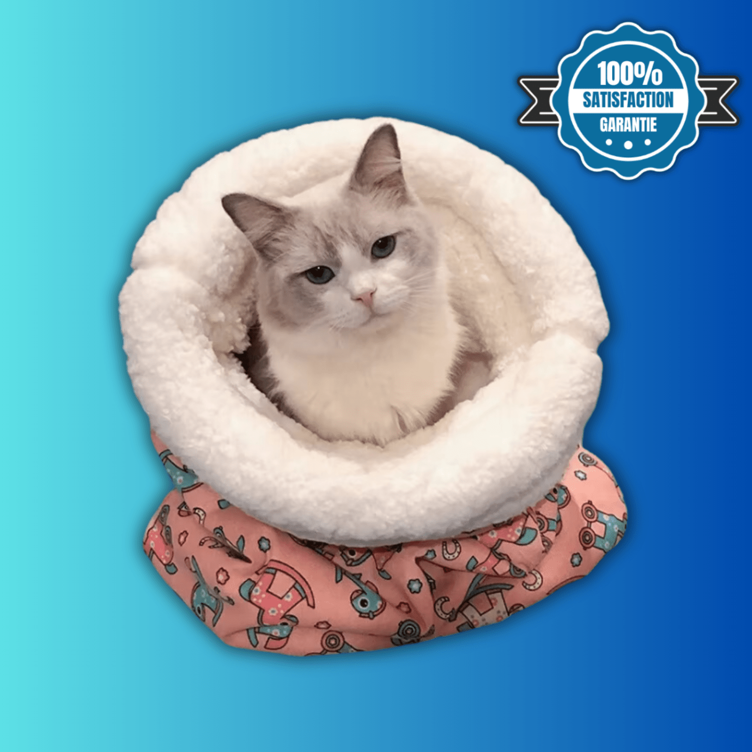 CosyFelin - Sac de Couchage Douillet pour Chat - oaura