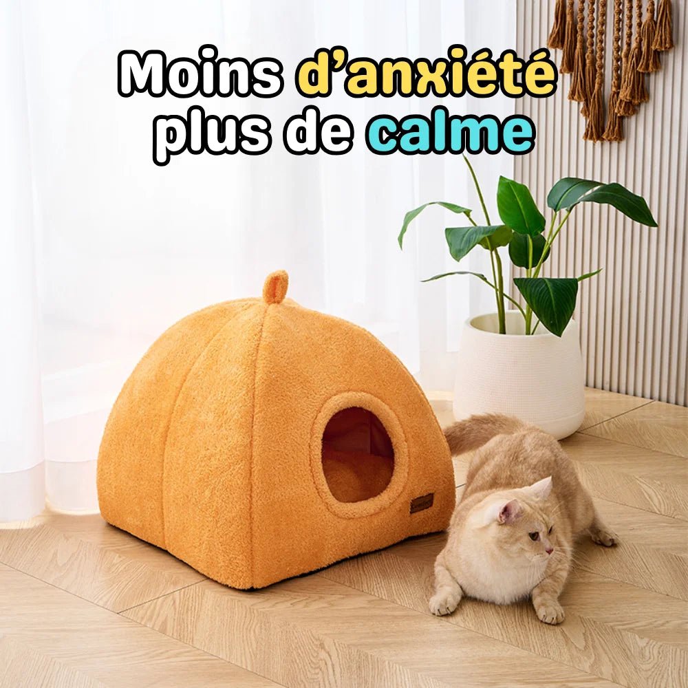 Tente douillette pour chat - CozyDen - oaura