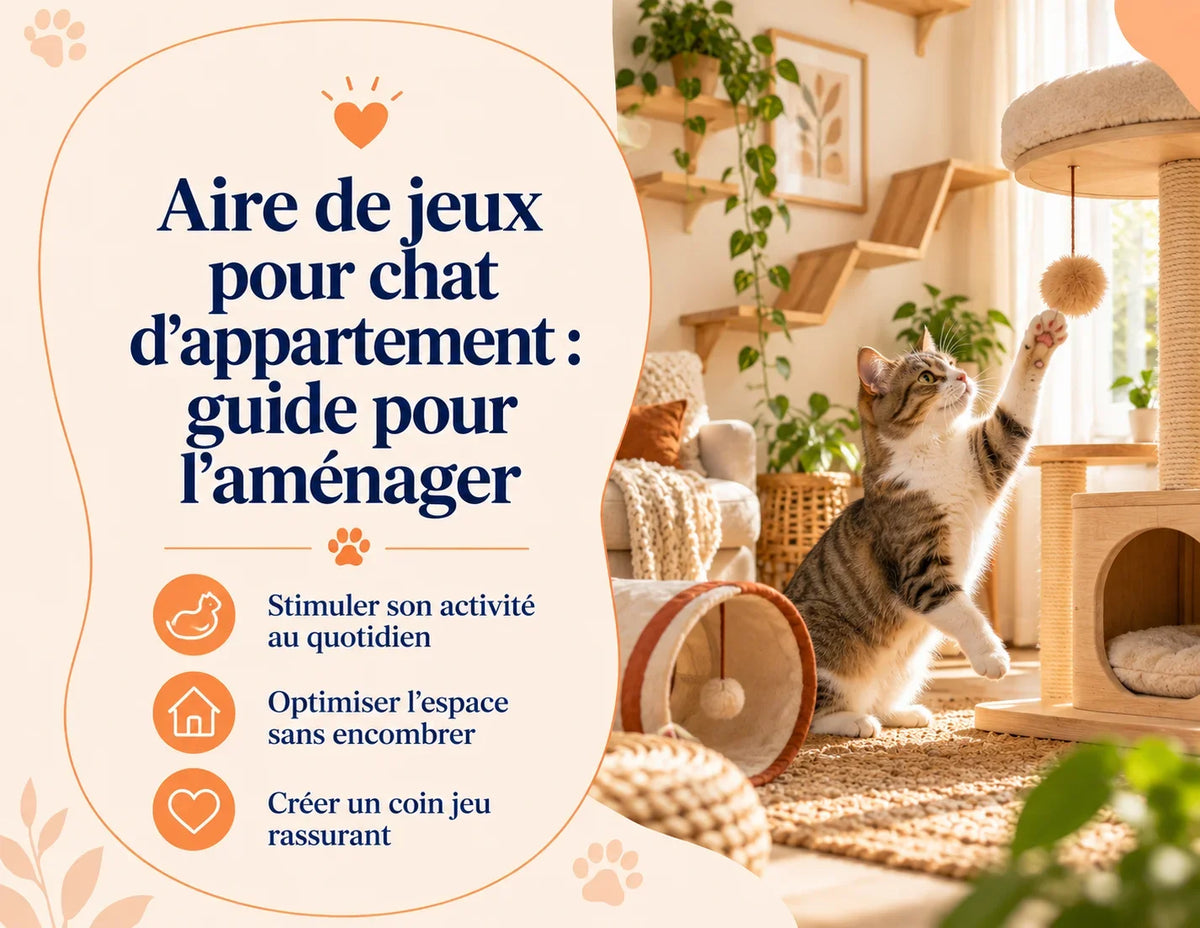 Aire de jeux pour chat d’appartement : guide pour l’aménager