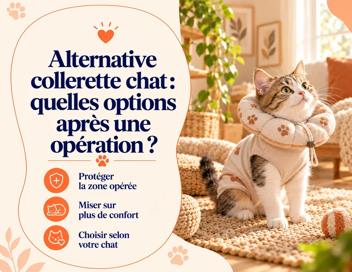 Alternative collerette chat : quelles options après une opération ?