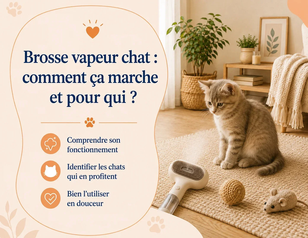 Brosse vapeur chat : comment ça marche et pour qui ?