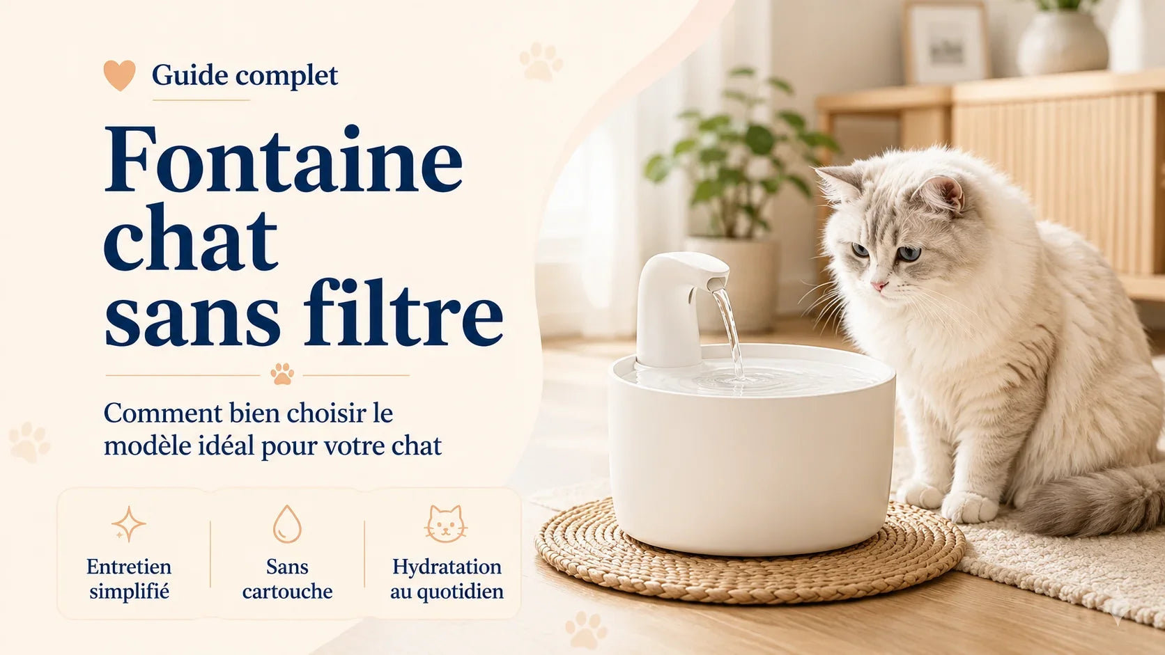 Fontaine chat sans filtre : le guide complet