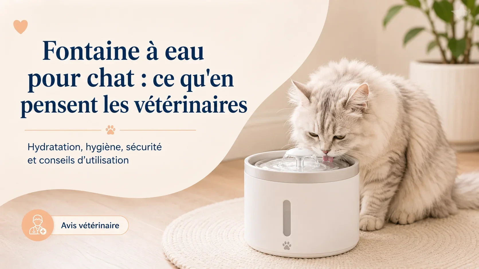 Fontaine à eau pour chat : ce qu'en pensent les vétérinaires