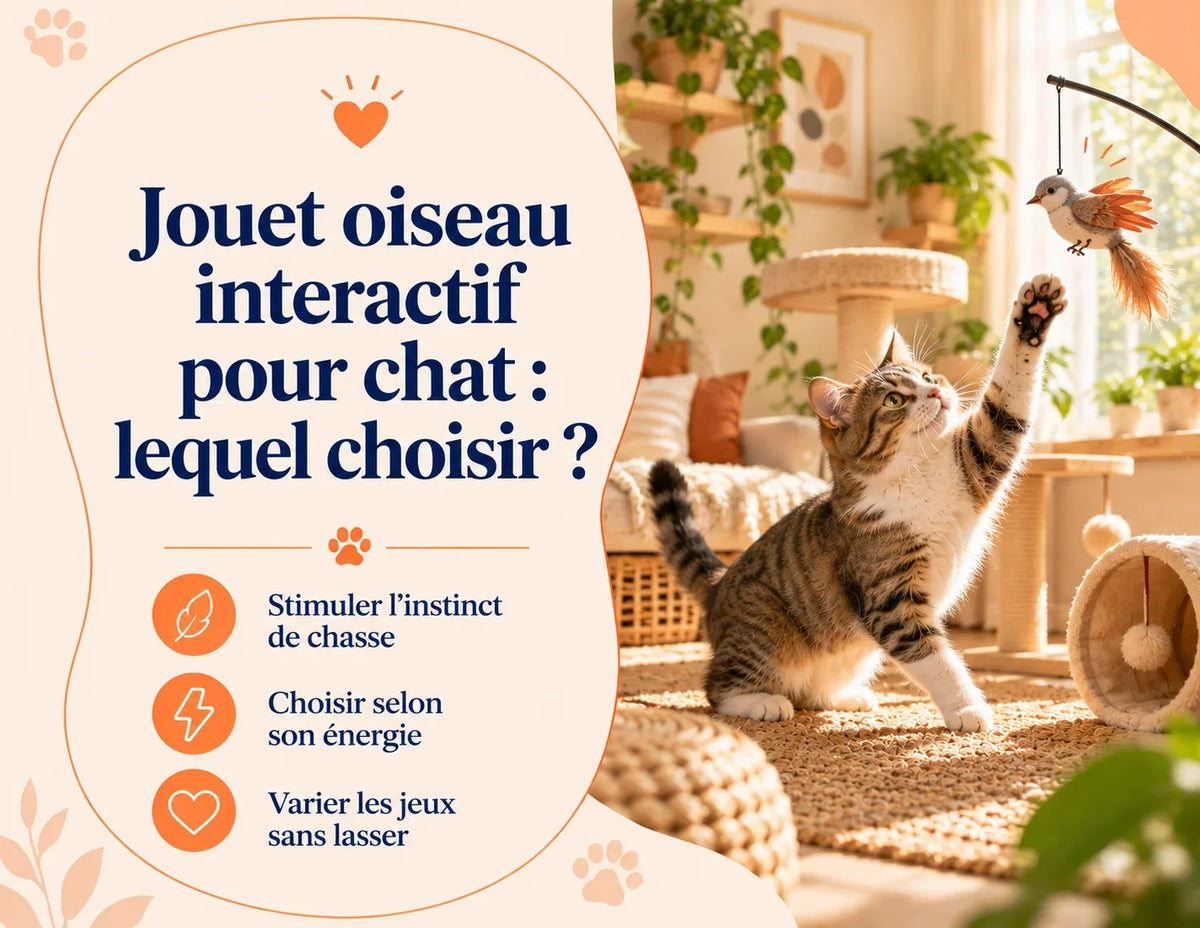 Jouet oiseau interactif pour chat : lequel choisir ?