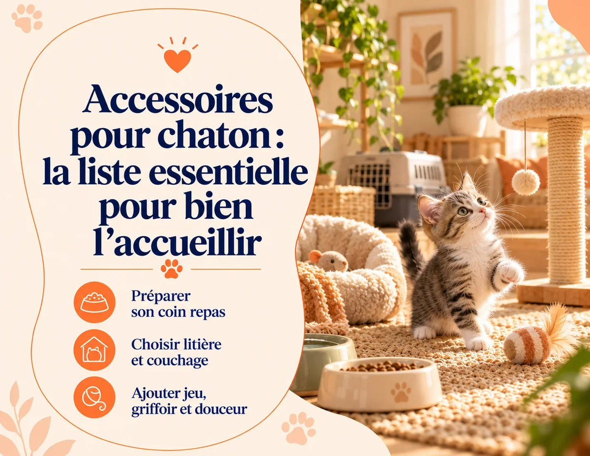 Accessoires pour chaton : la liste essentielle pour bien l’accueillir