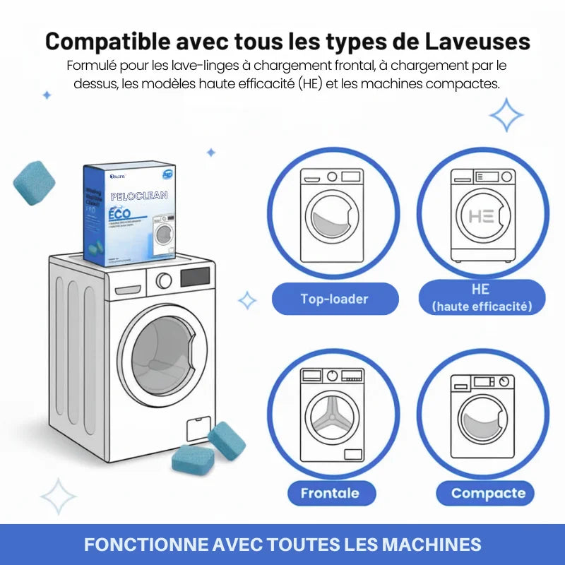 Peloclean Lave-Linge Éco+ de Oaura