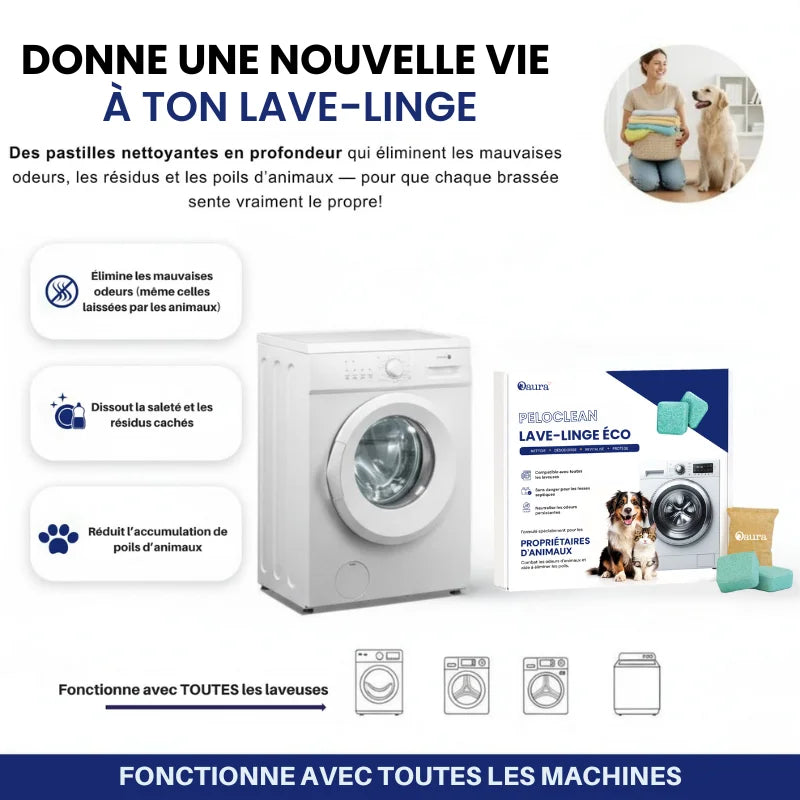 Peloclean Lave-Linge Éco+ de Oaura