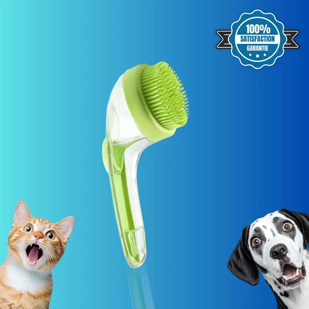 Spazzola da bagno per animali domestici 2 in 1 - BrushyPet