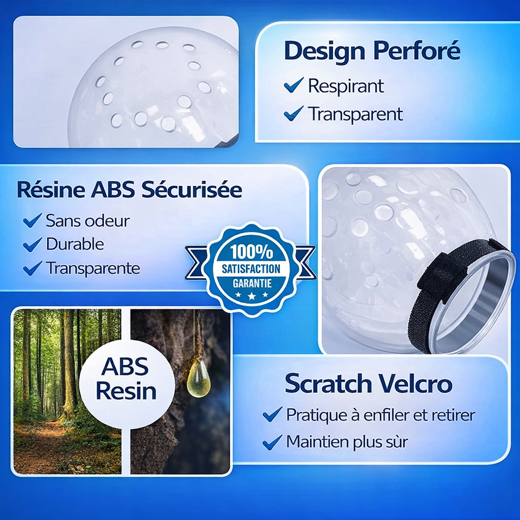 Masque protecteur anti-griffure pour chat - CalmiCat™