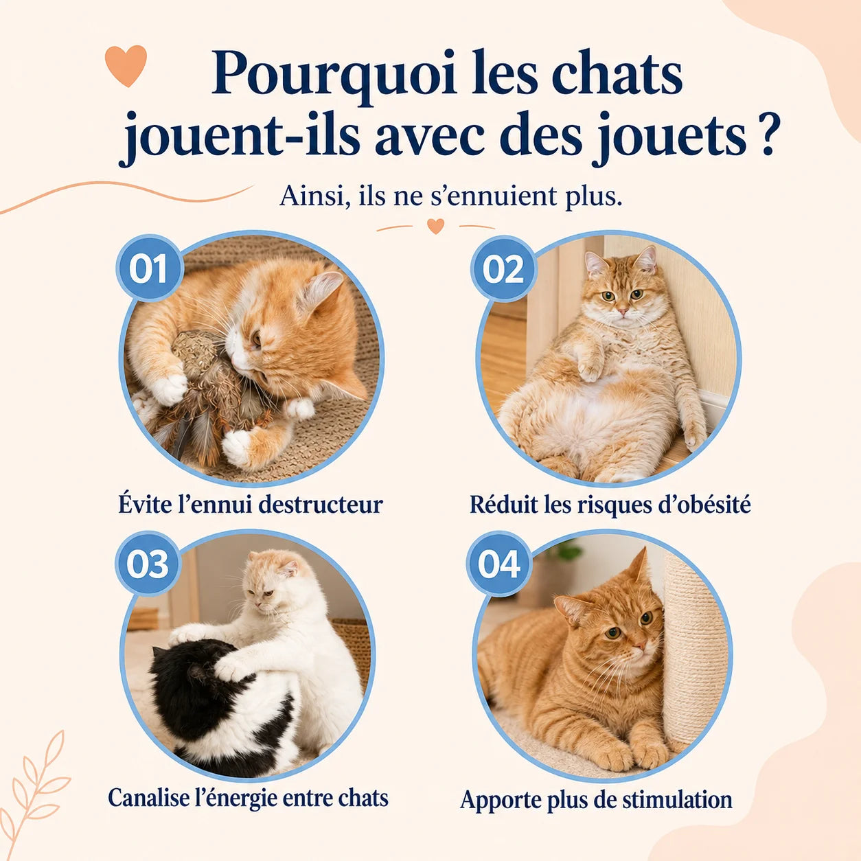 Bienfaits du jeu ArenaCat pour chat d'intérieur - stimulation physique et cognitive anti-ennui