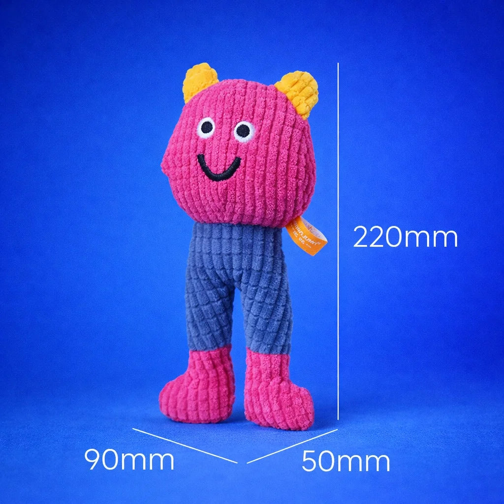 Dimensions du doudou dentaire pour chat CrinkleCat modèle rose