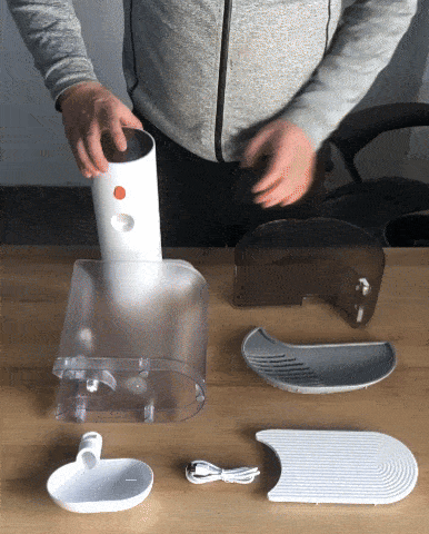 Démonstration du montage rapide de la fontaine Aquaflow sans outil