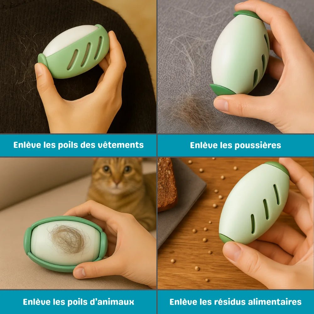 Furilo - Rouleau Anti Poil Réutilisable & Lavable - oaura