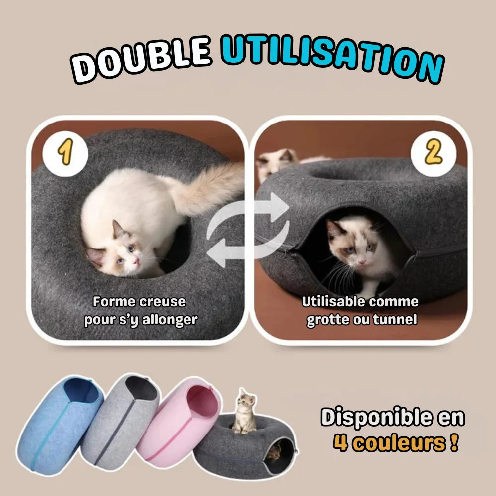 Letto per gatti a forma di ciambella - Nideo