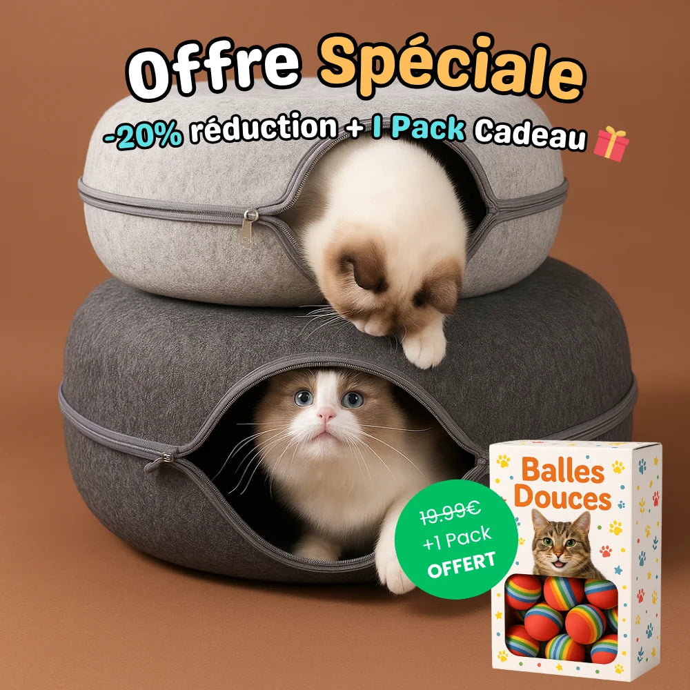 Letto per gatti a forma di ciambella - Nideo
