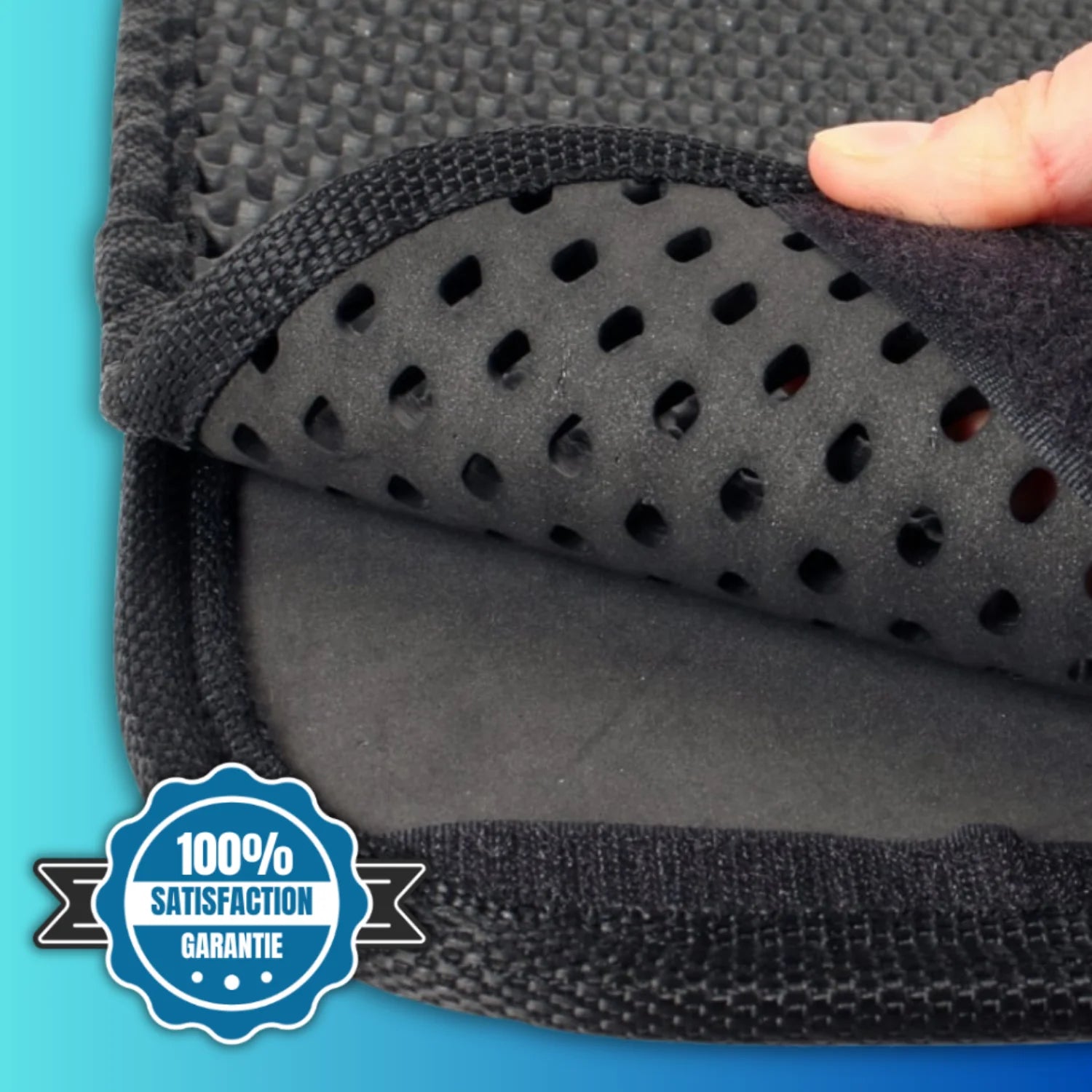 Tapis litière chat PurraMat double couche avec cellules profondes et base antidérapante
